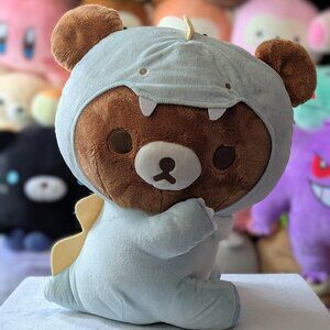 Round 1 Exclusive Rilakkuma Chairoikoguma Blue Dino Plush